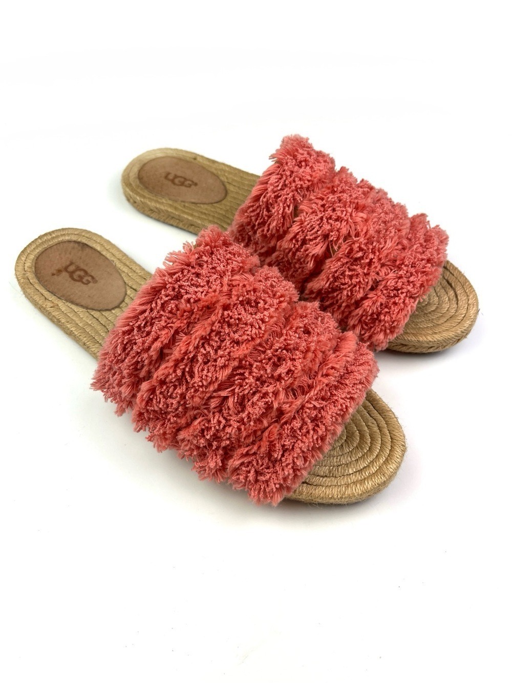 UGG Edith Slide Coral Pink Sandals Size 10